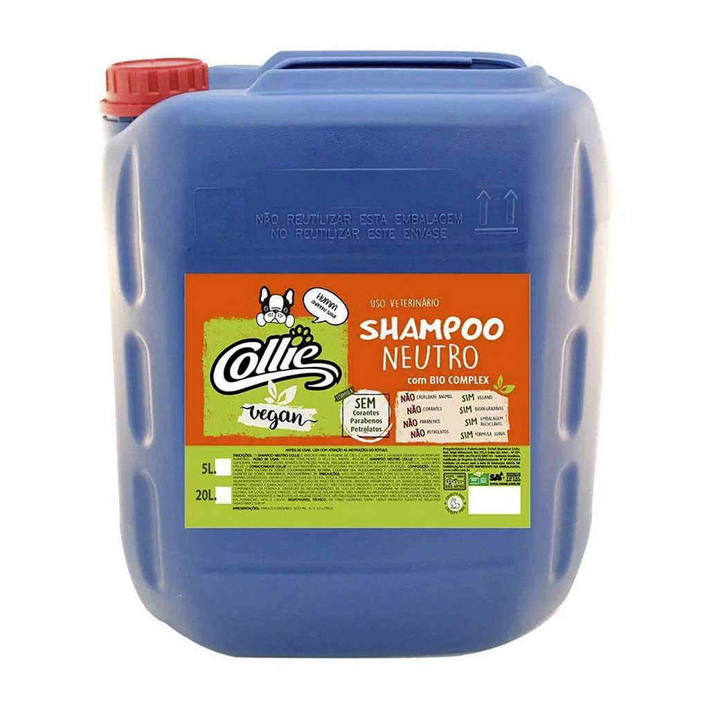 shampoo hidratante collie 20l NEUTRO Arkuero